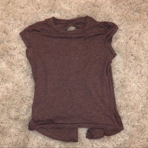 lululemon flowy open back top